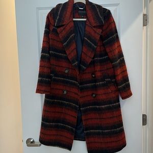 Bernardo plaid coat